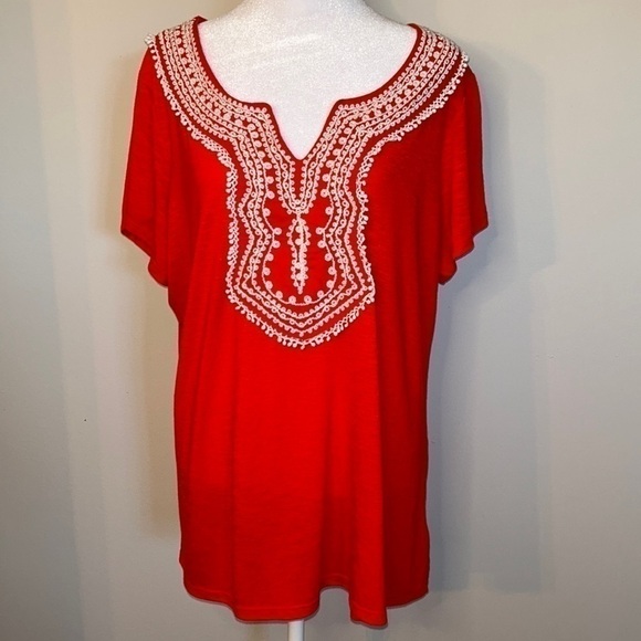 Style & Co. Boho Top Size 1X​​​​ - Picture 1 of 5
